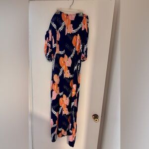 Fighting Eel Navy Maxi Dress